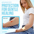 Silicone Foam Dressing, 2x2 Silicone Bandages for Wounds, Absorbent Foam Dressing with Adhesive Border, Medical Bandage with Showerproof Adhesive
